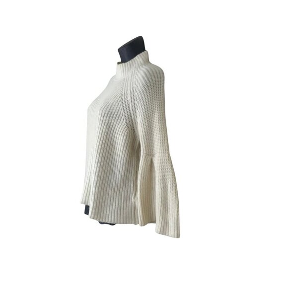 Joie Ingrit Wool & Cashmere blend Cream Knit Bell Sleeve Sweater Size XS - Picture 1 of 7